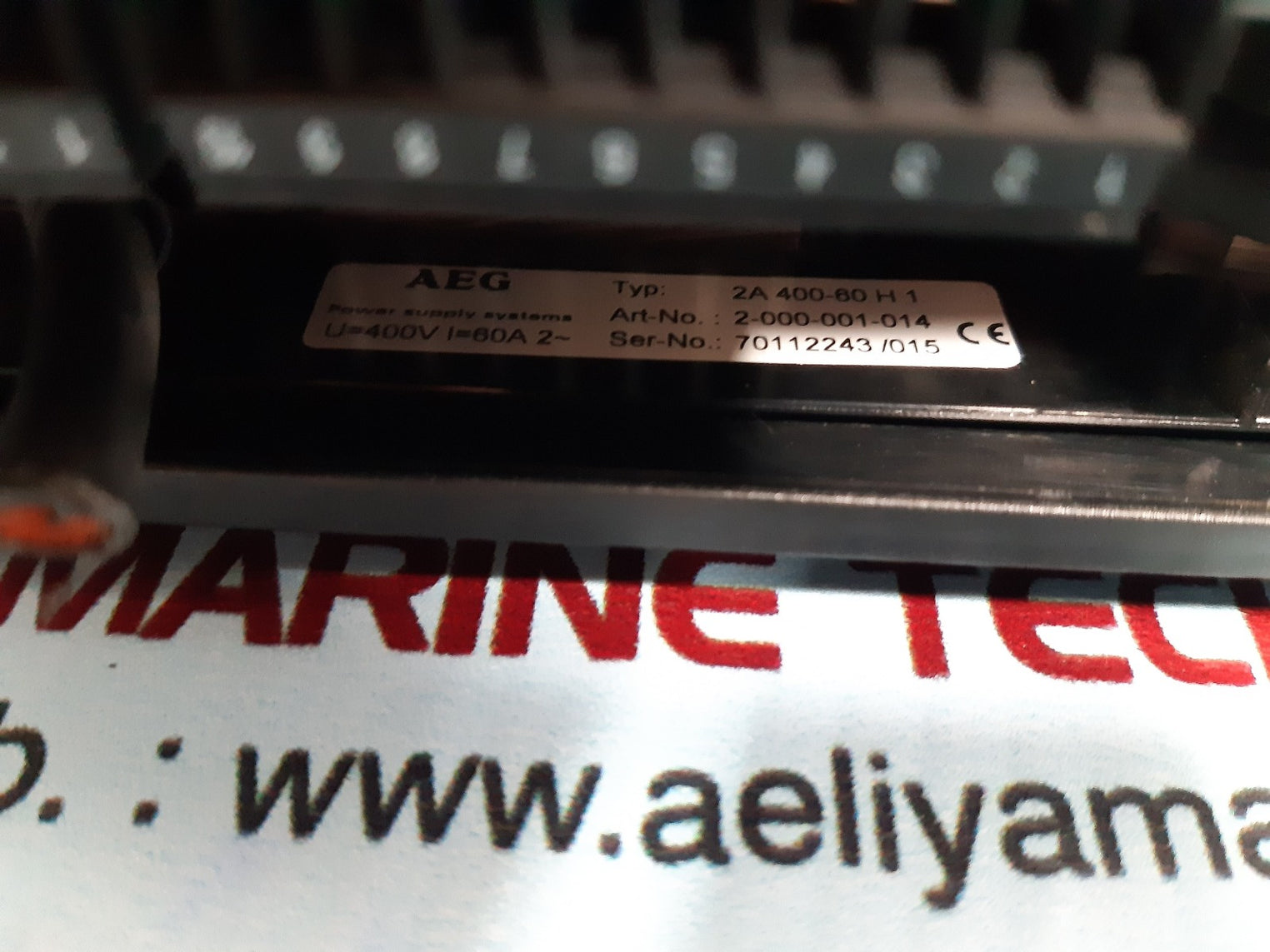 Aeg thyro-a 2a 400-60 h1 thyristor switch 