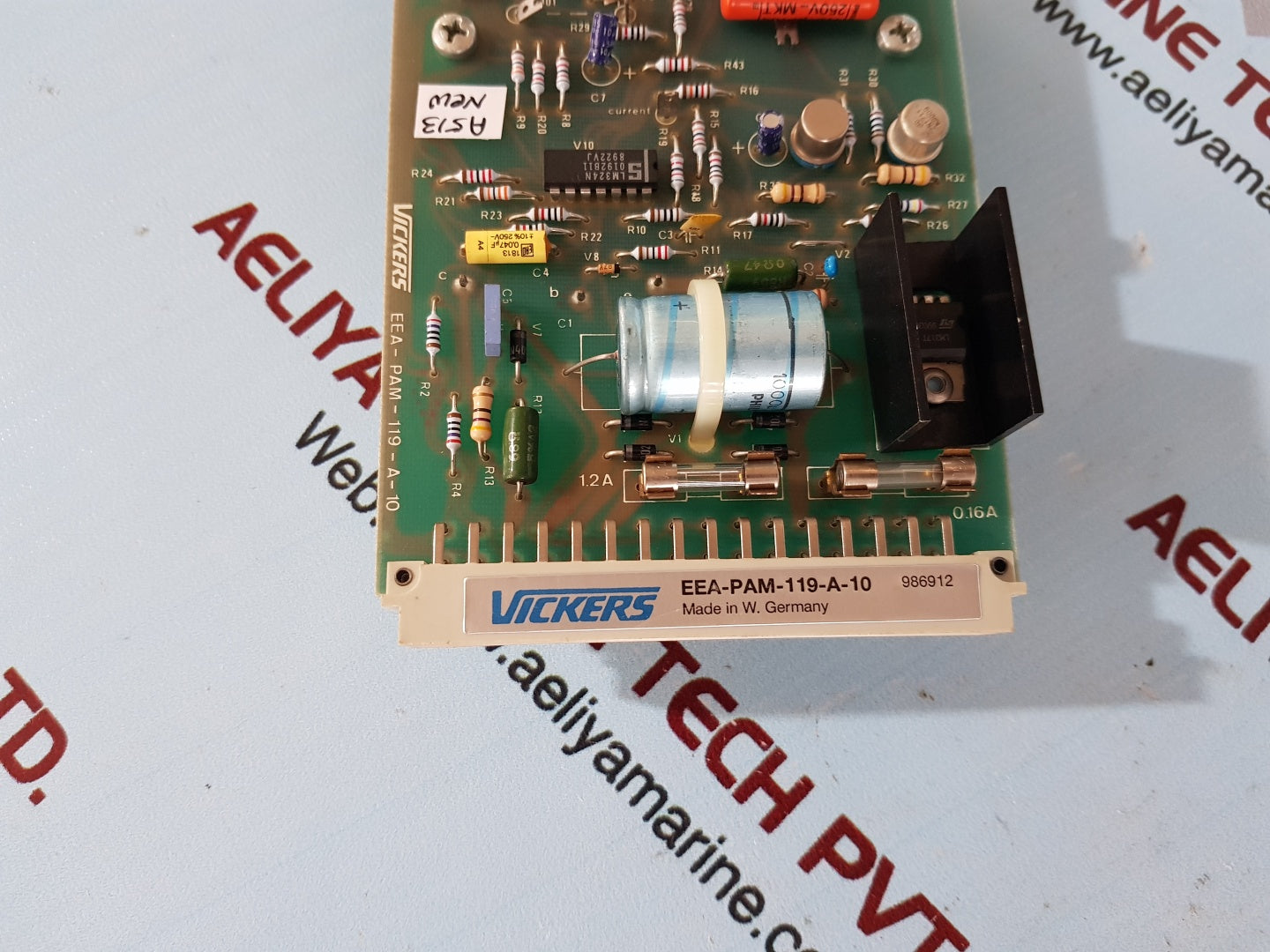 Vickers eea-pam-119-a-10 power amplifier board with current control