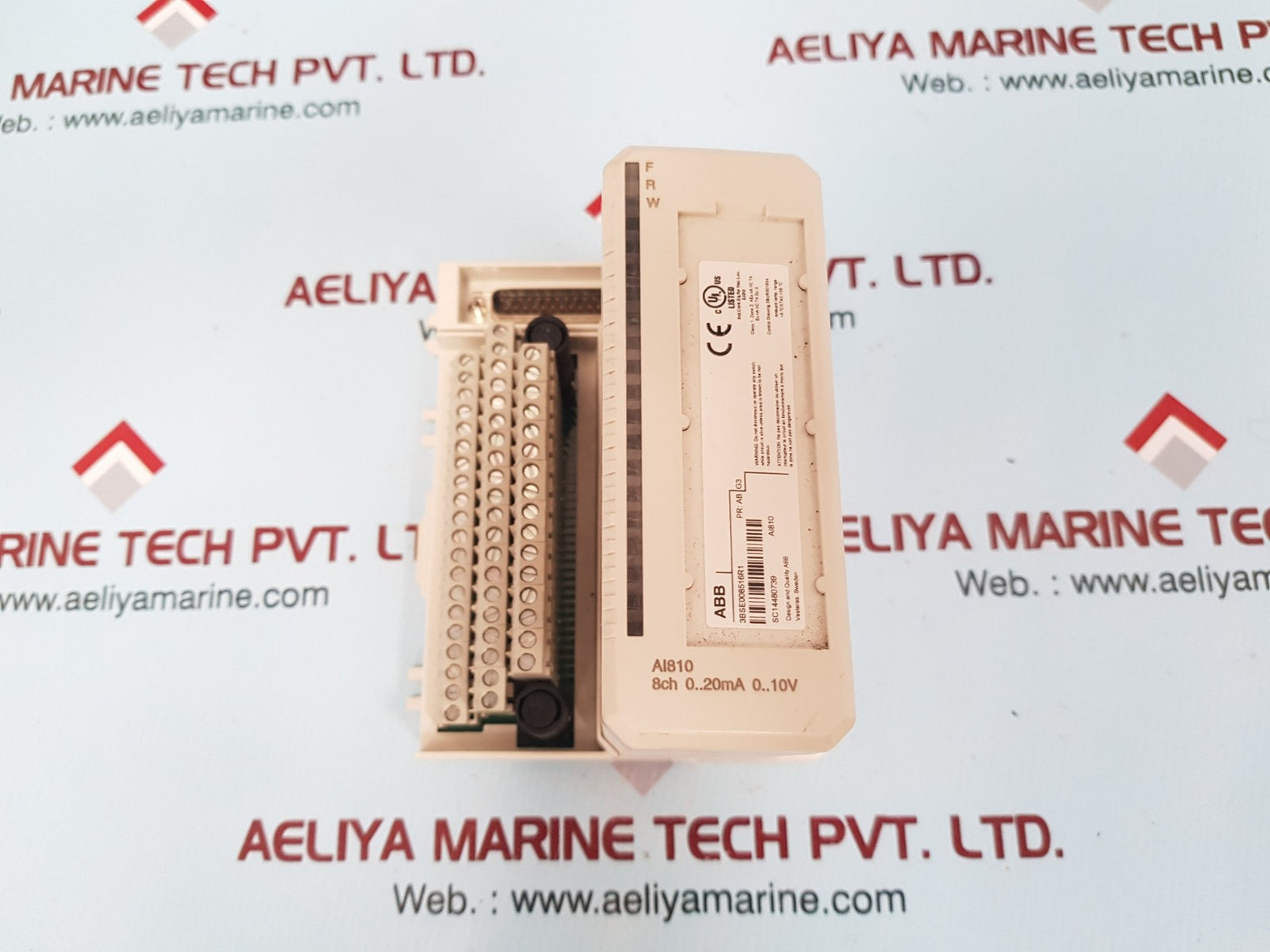 Abb ai810 3bse008516r1 analog input module and tu830v1 3bse013234r1 terminal 