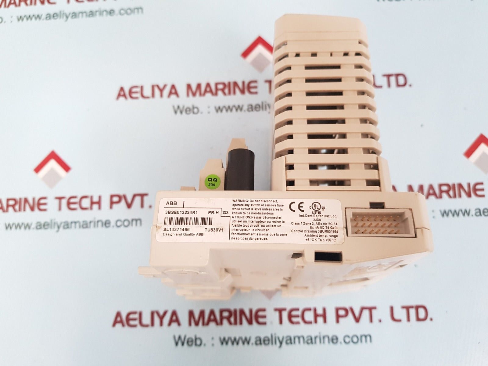 Abb ai810 3bse008516r1 analog input module and tu830v1 3bse013234r1 terminal 