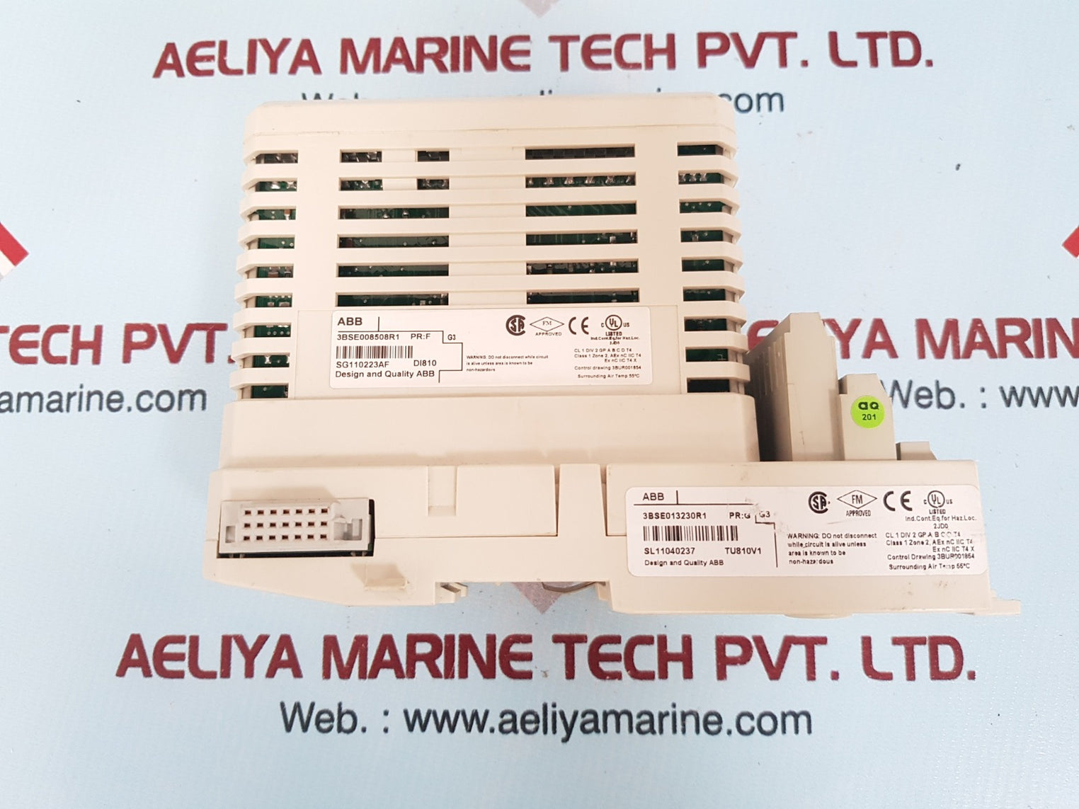 Abb di810 3bse008508r1 digital input module & 3bse013230r1 termination unit