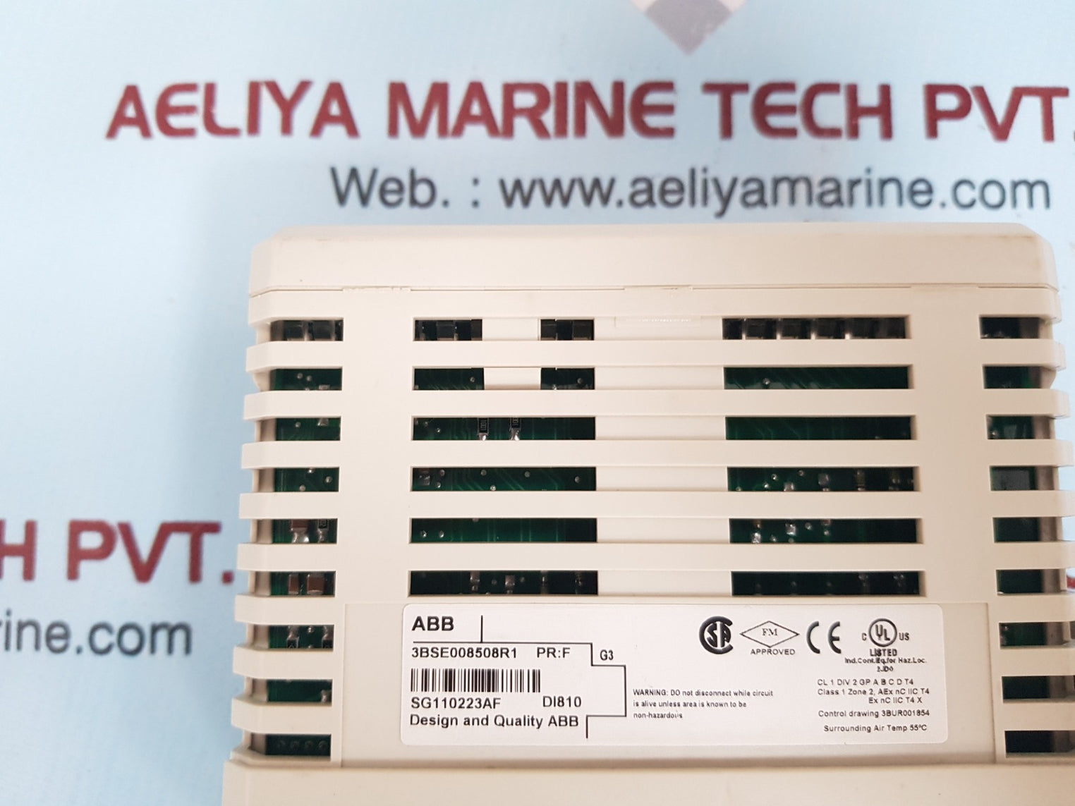 Abb di810 3bse008508r1 digital input module & 3bse013230r1 termination unit