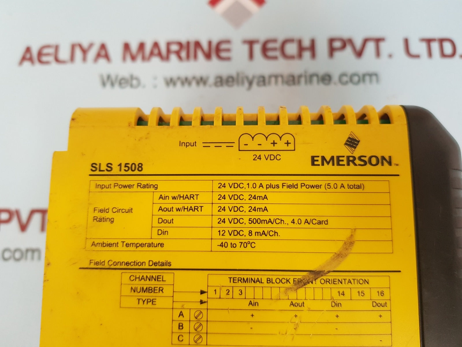 Emerson Deltav Kj2201X1-ba1 Smart Logic Solver Sls 1508
