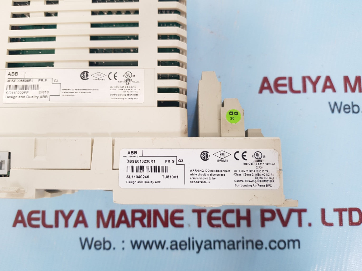 Abb di810 3bse008508r1 digital input module with tu8101 3bse013230r1 termination