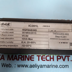 Dixell ic281l temperature controller