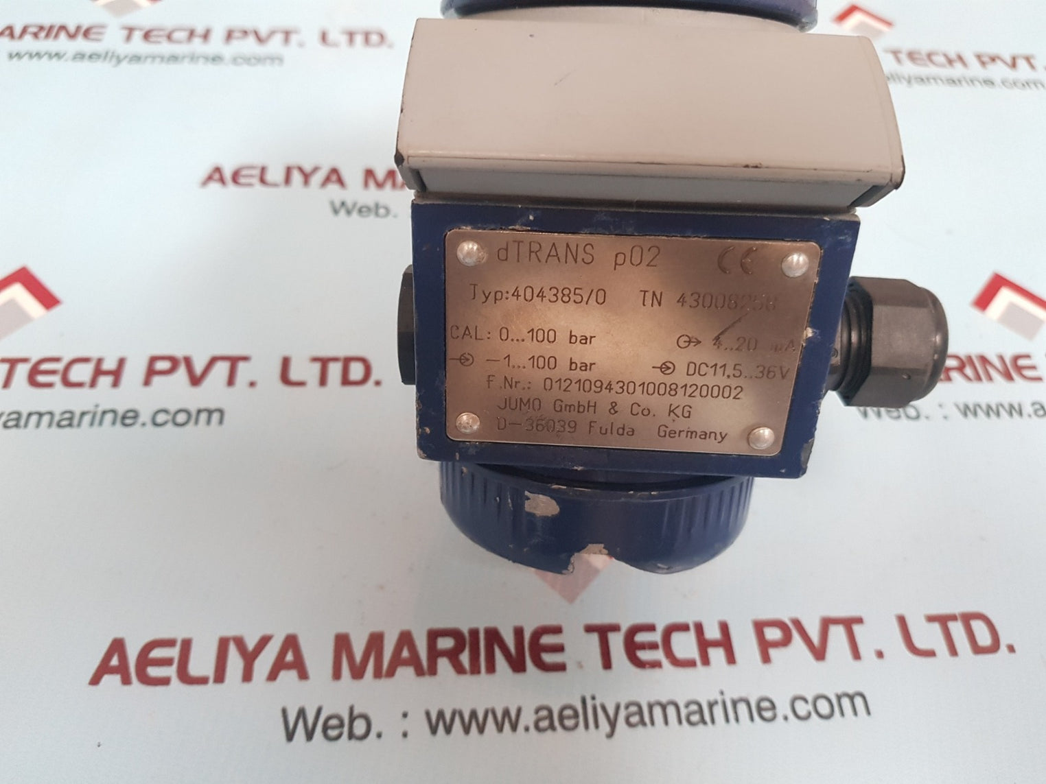 Jumo dtrans p02 404385/0 transmitter 