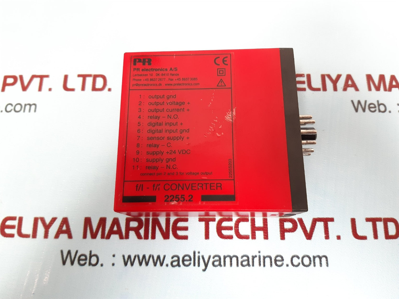 pr electronics f/i-f/f converter 2255b2