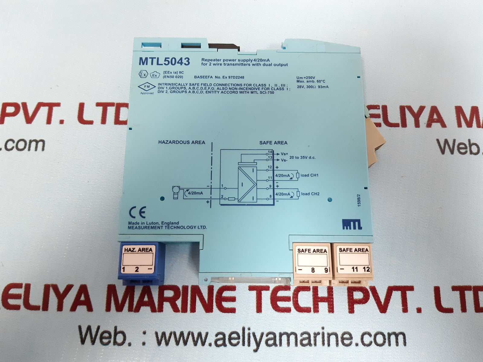 Measurement mtl5043 repeater power supply 4/20ma