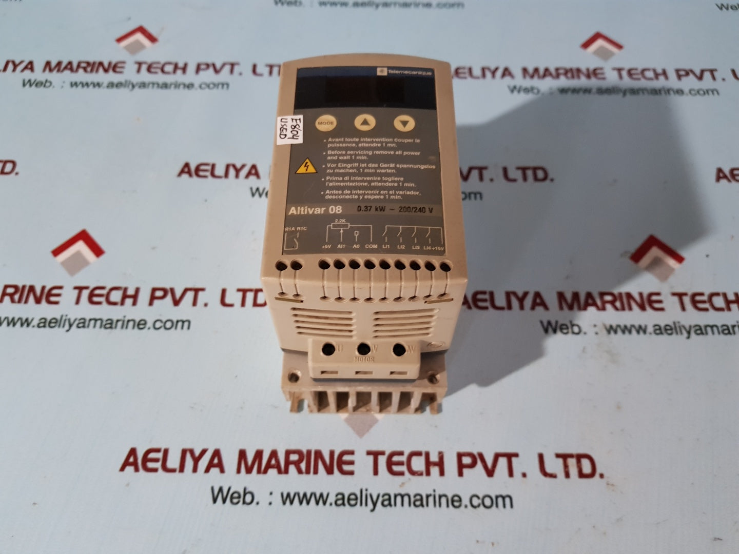 Telemecanique altivar 08 inverter atv08hu09m2