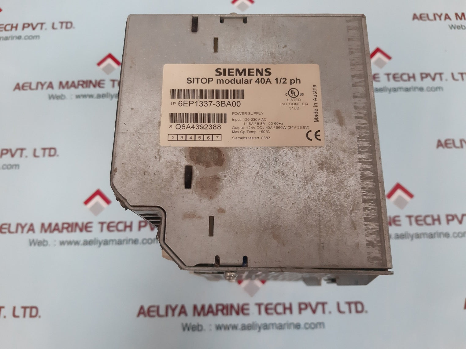 Siemens 6ep1 337-3ba00 power supply 