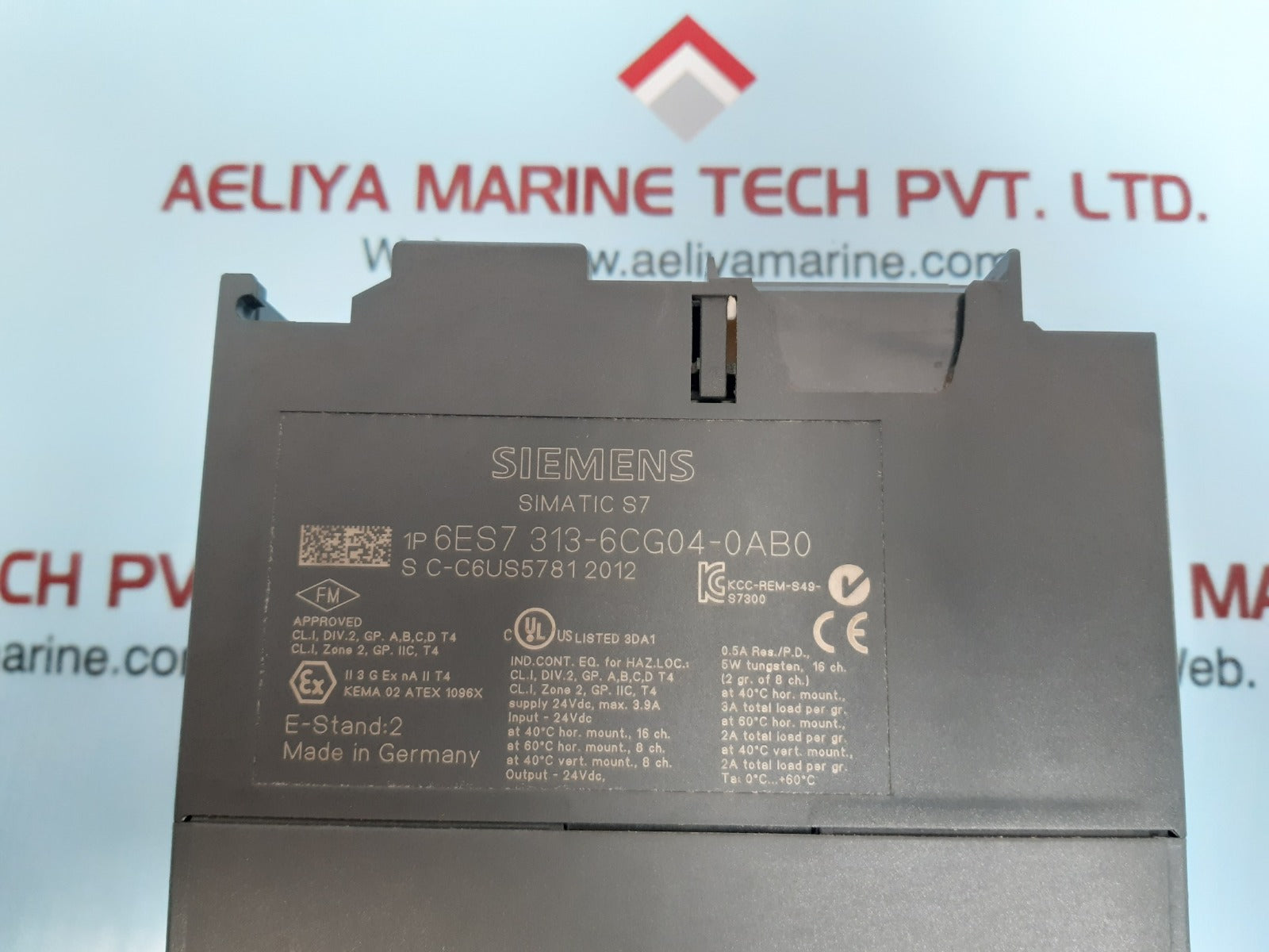 Siemens simatic s7-300 6es7 313-6cg04-0ab0 central processor unit 