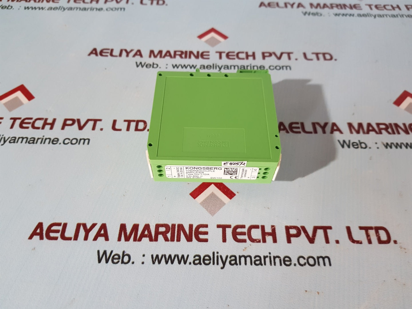 Kongsberg gn-110/a thermocouple amplifier 24vdc