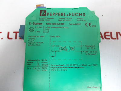 Pepperl+fuchs kfdo-sd2-ex1.1180 isolated barrier 