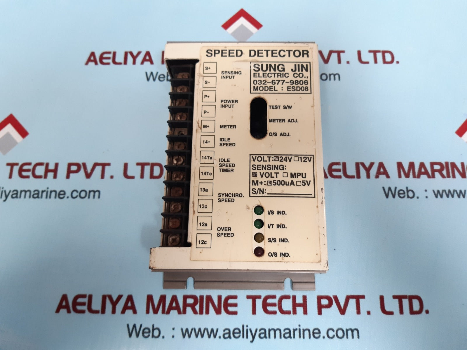 Sung jin Esd08 speed detector 032-677-9806