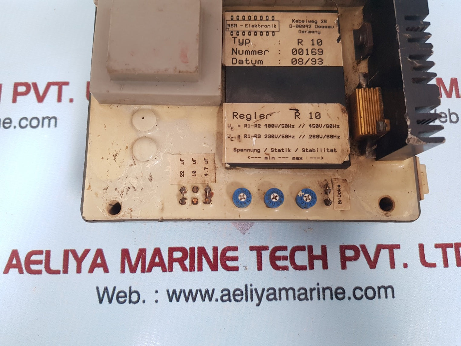 Rsm-elektronik r10 automatic voltage regulator 