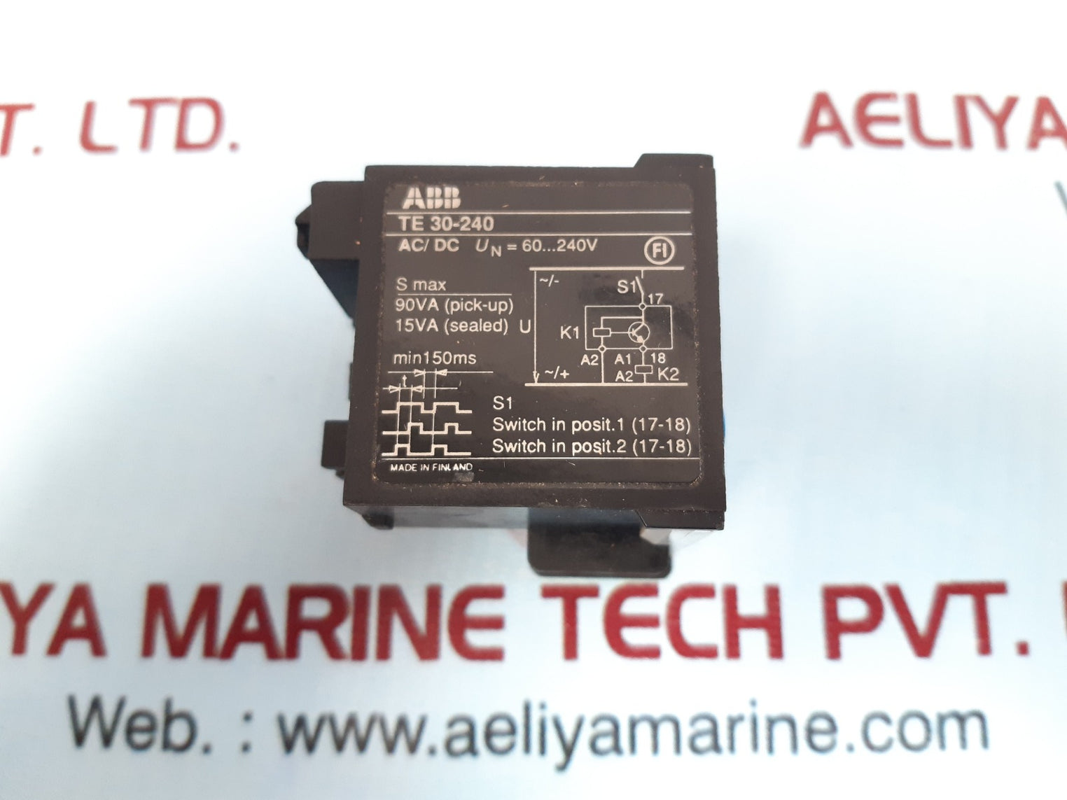 Abb te 30-240 timing block 