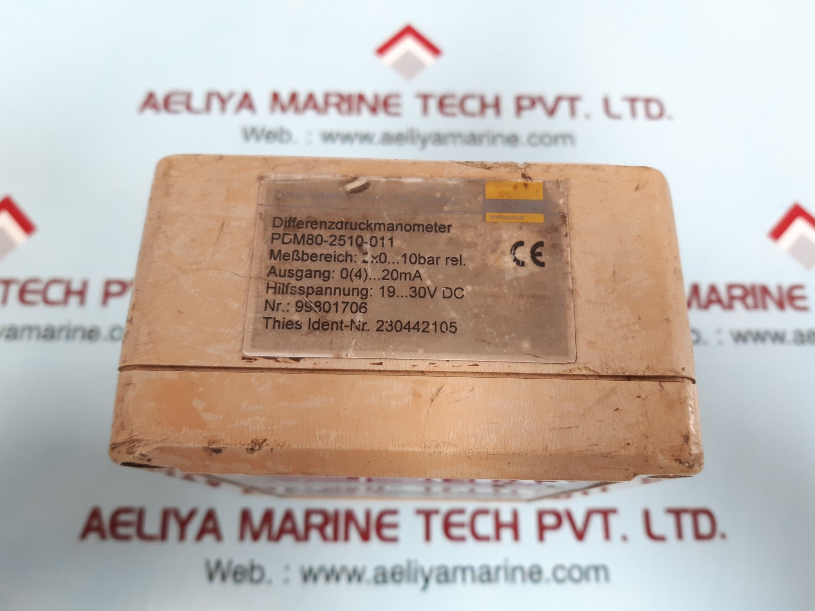 Pdm80-2510-011 differential pressure gauge