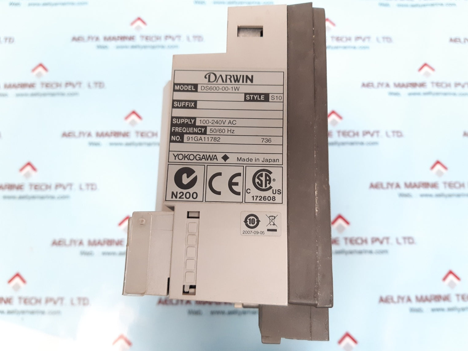 Yokogawa ds600-00-1w darwin data acquision sub unit+6module 