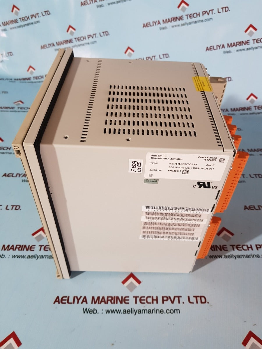 Abb rem545 machine terminal rem545bg223caaa rev.A