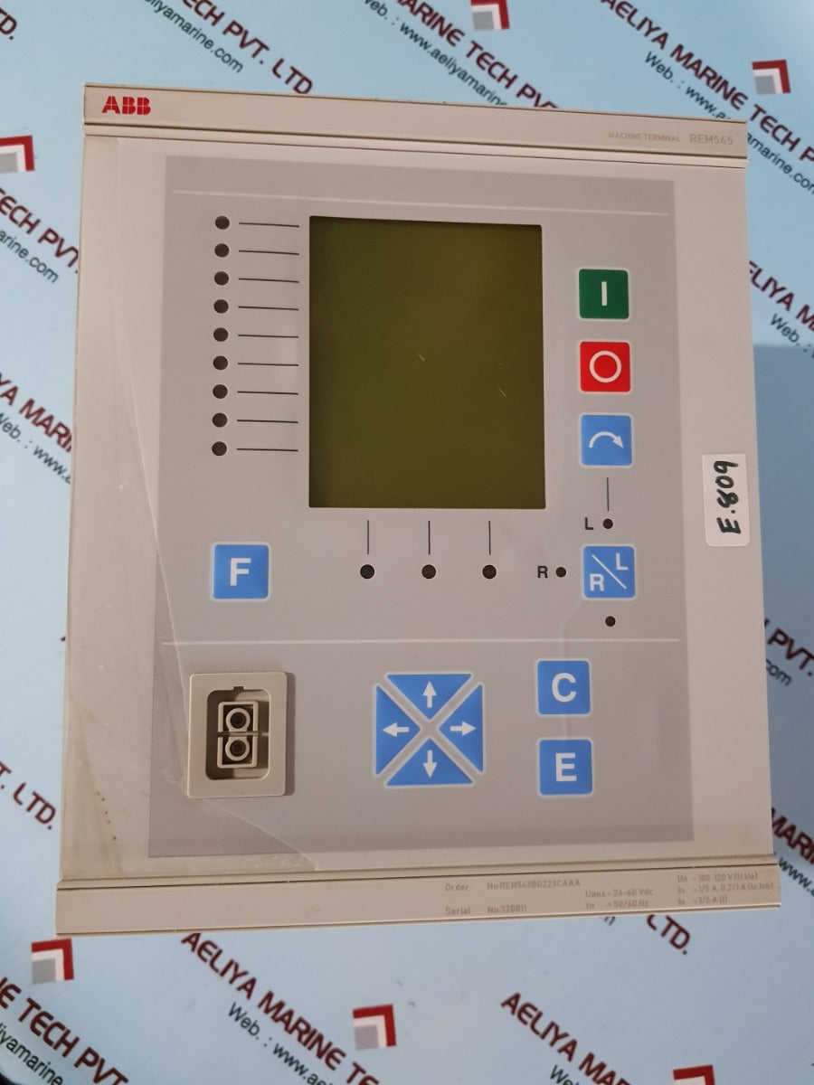 Abb rem545 machine terminal rem545bg223caaa rev.A