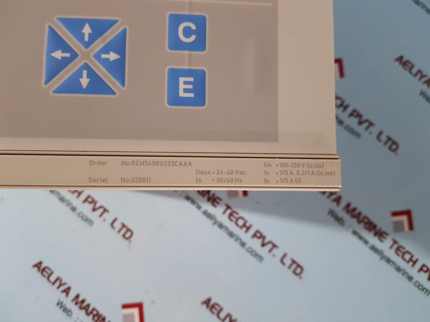 Abb rem545 machine terminal rem545bg223caaa rev.A