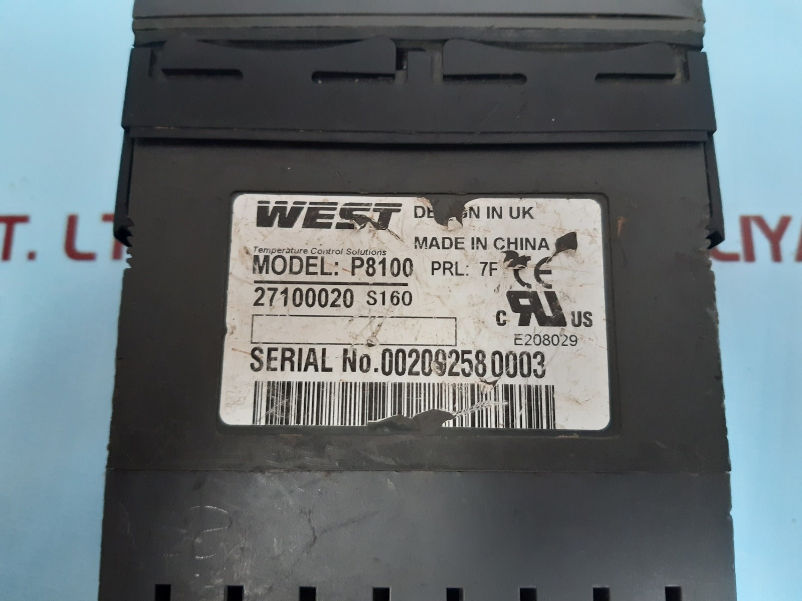 West p8100 temperature control solutions