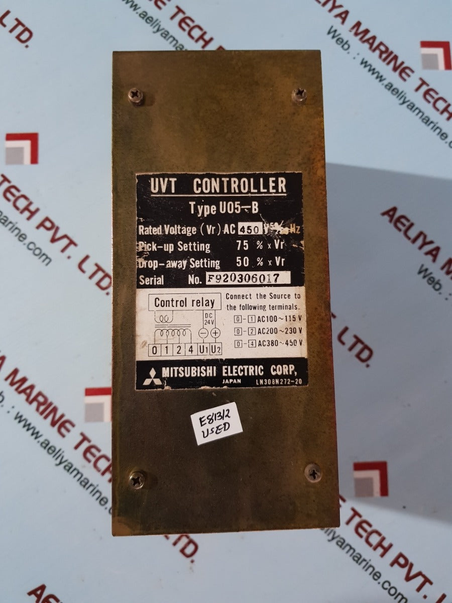 Mitsubishi u05-b uvt controller 450v 50/60hz