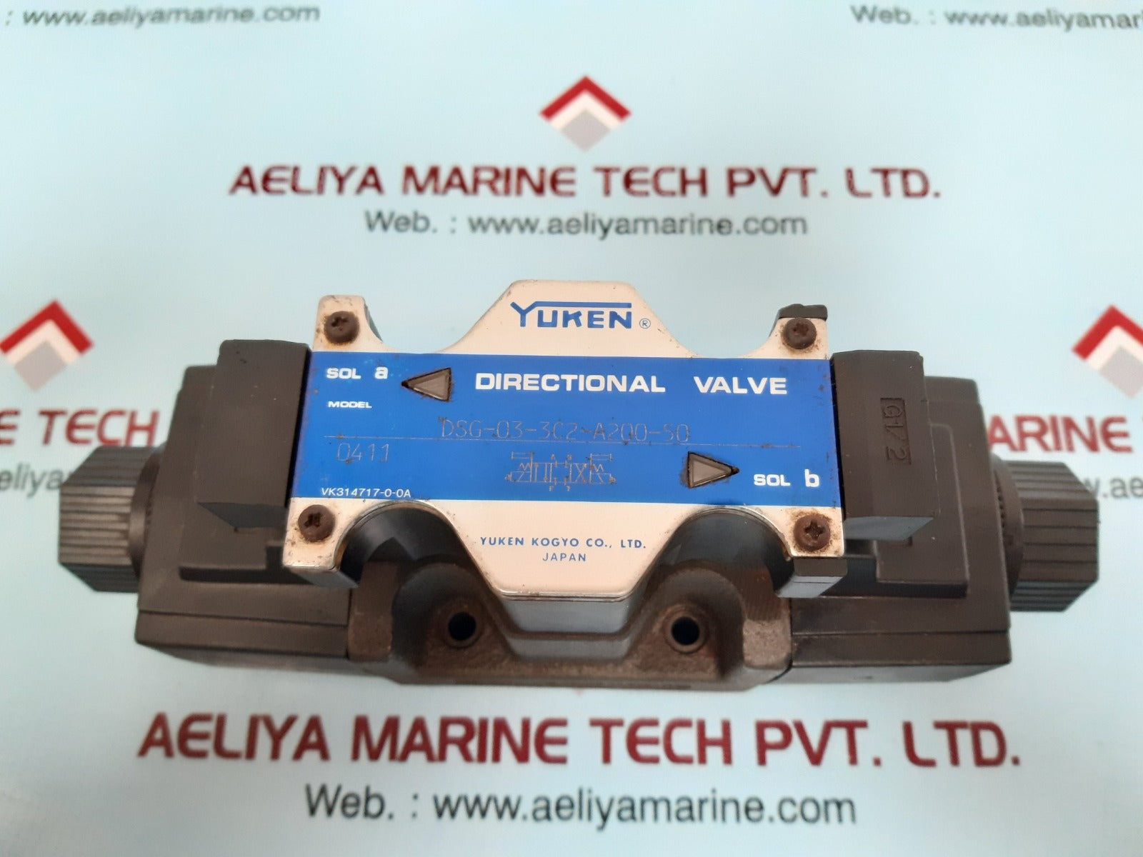 Yuken dsg-03-3c2-a200-50 directional valve