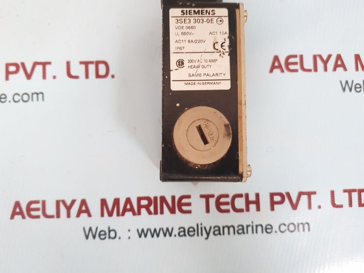 Siemens 3se3 303-0e roller lever limit switch 