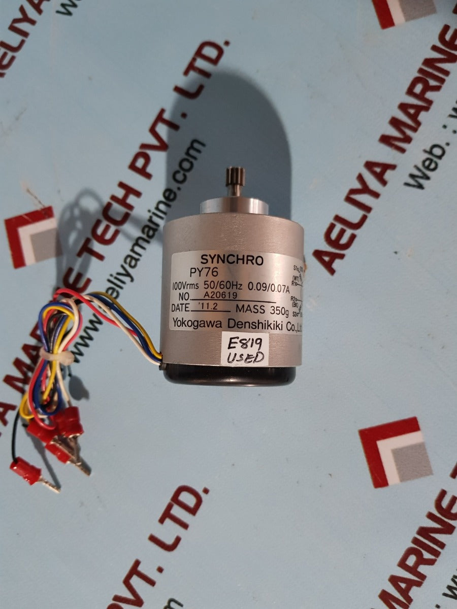 Yokogawa py76 synchro 100v 50/60hz 0.09/0.07a
