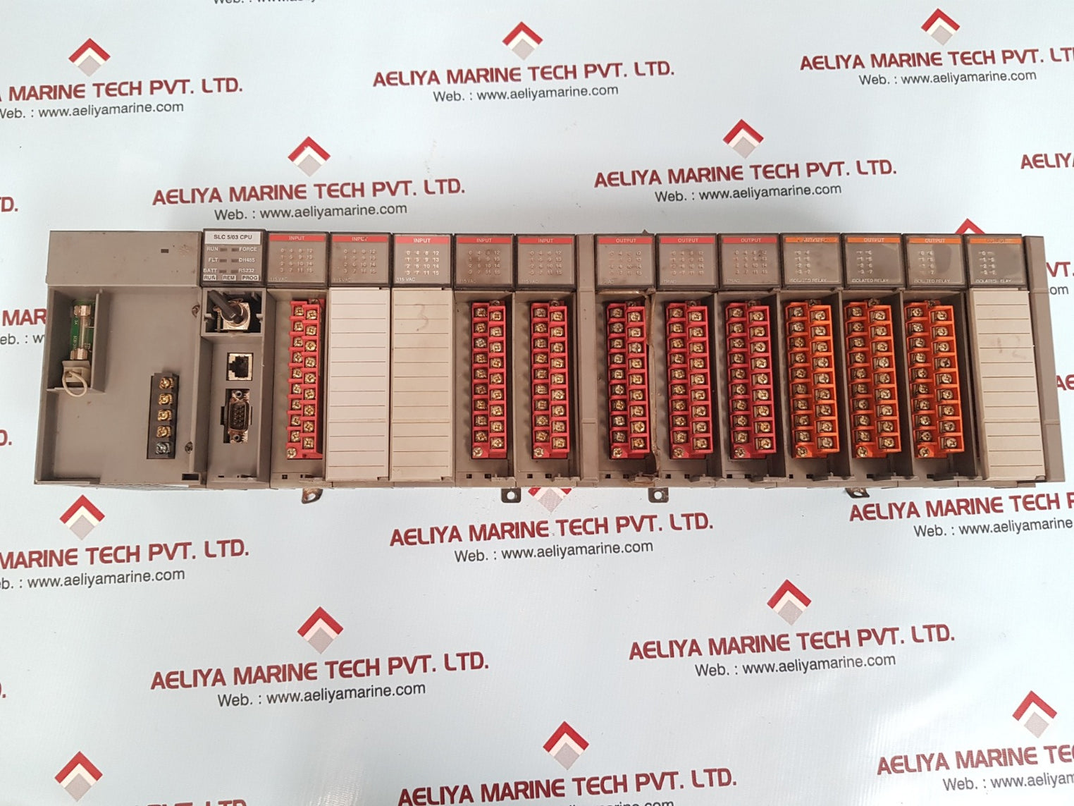 Allen-bradley 1746-p2 slc 500 rack 