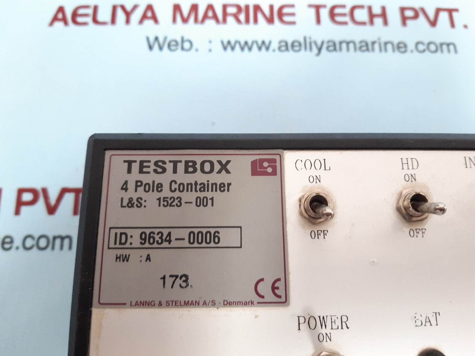 Lanng & stelman 1523-001 4 pole container testbox