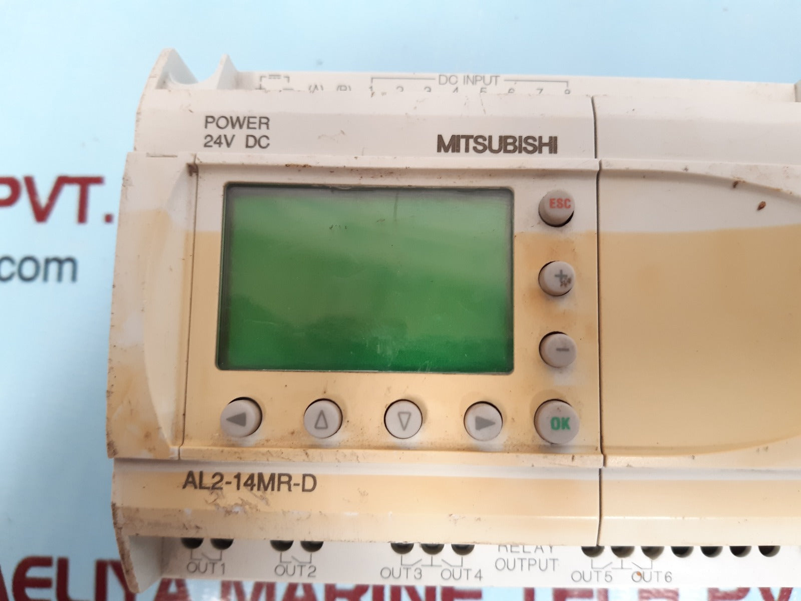 Mitsubishi al2-14mr-d programmable controller 24vdc 