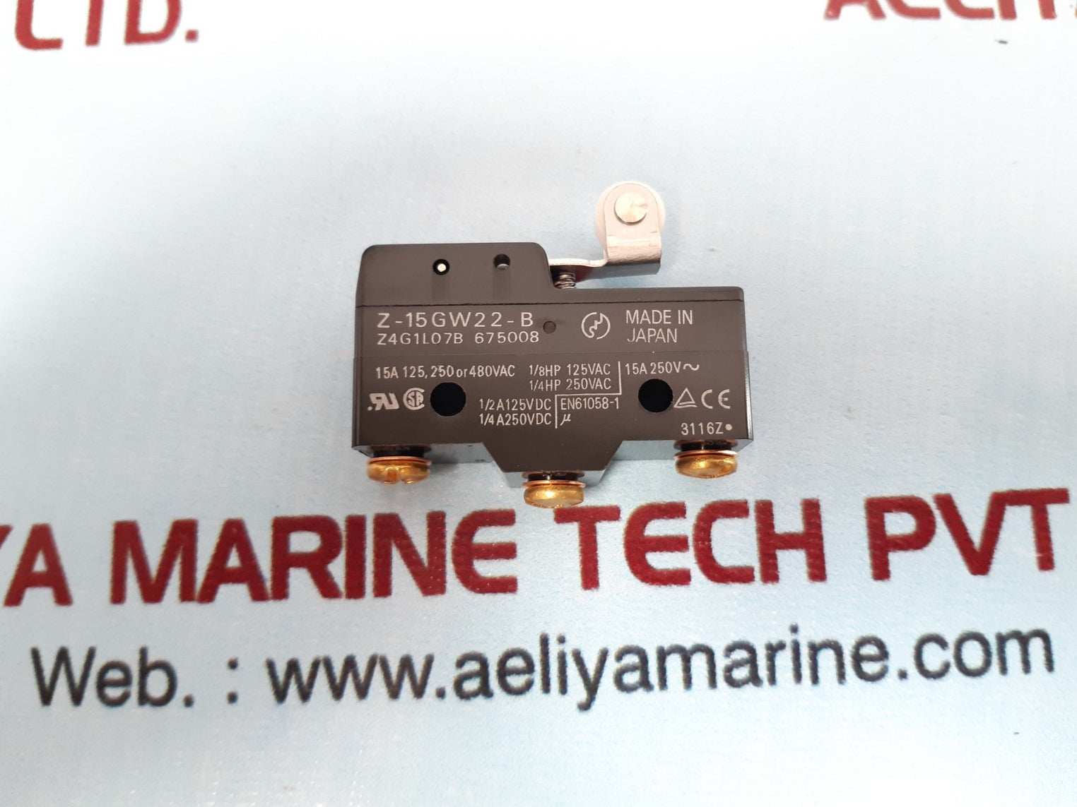 Set Of 3X Omron Z-15Gw22-b Micro Switch