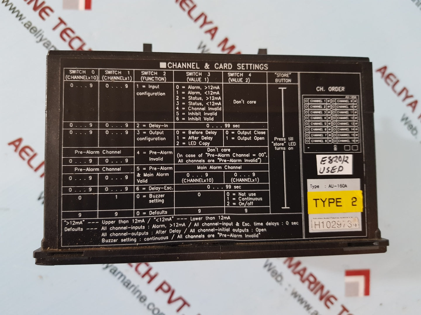Enraf au-160a alarm panel type 2