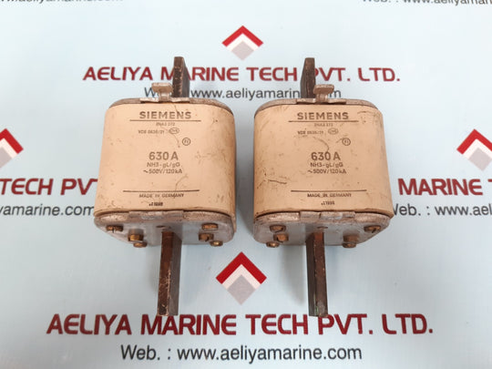 Siemens 3na3 372 fuse 630a 500v/120ka