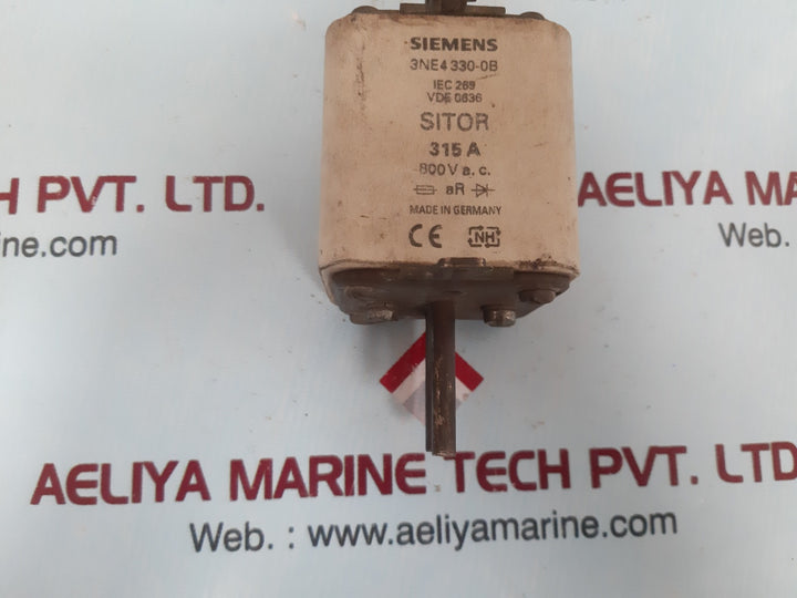 Siemens 3ne4 330-0b sitor fuse 315a 800vac