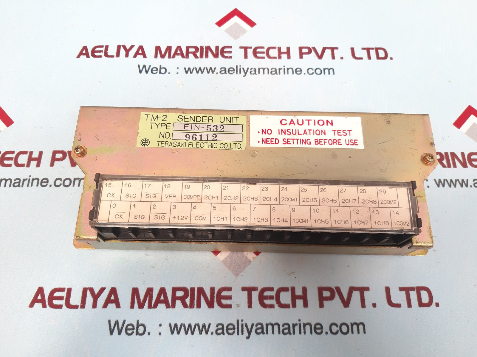 Terasaki electric ein 532 tm-2 sender unit used