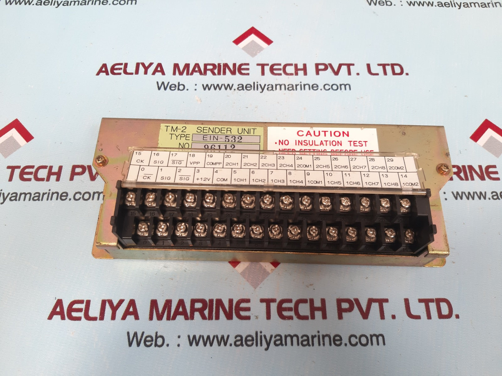 Terasaki electric ein 532 tm-2 sender unit used