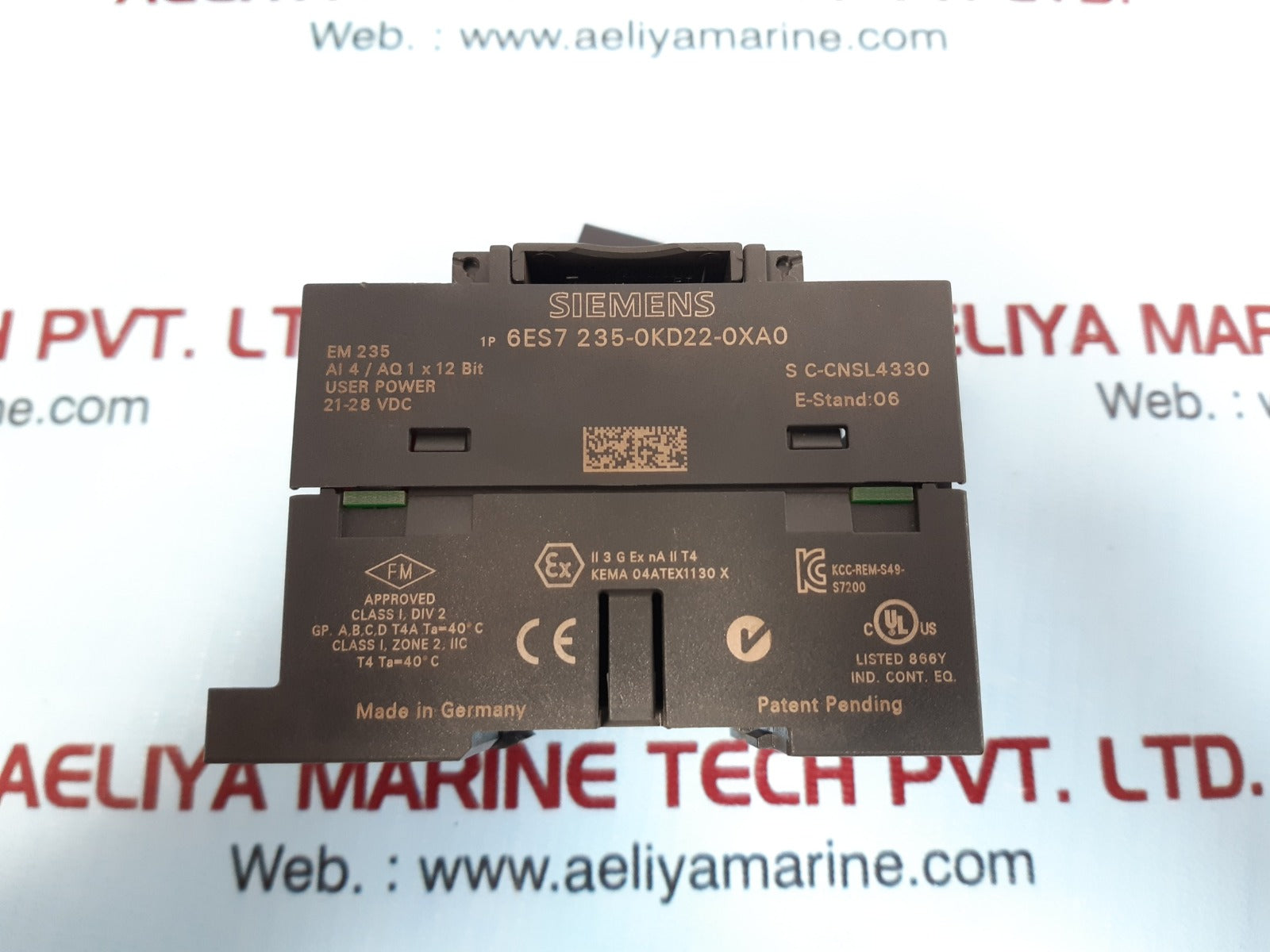 Siemens 6es7 235-0kd22-0xa 0 analog module