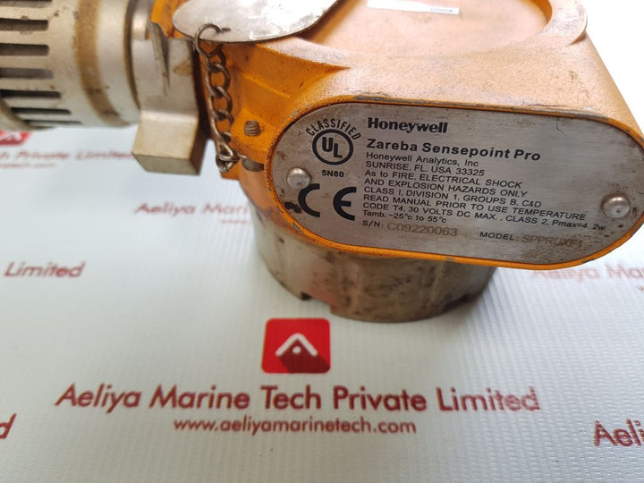 Honeywell sppruxfi zareba sensepoint pro gas detector
