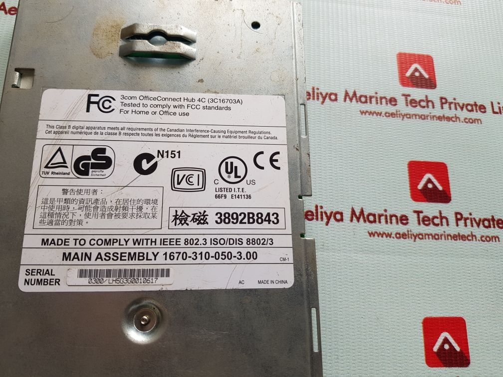 3com 143204-401 rev.01a pcb card

