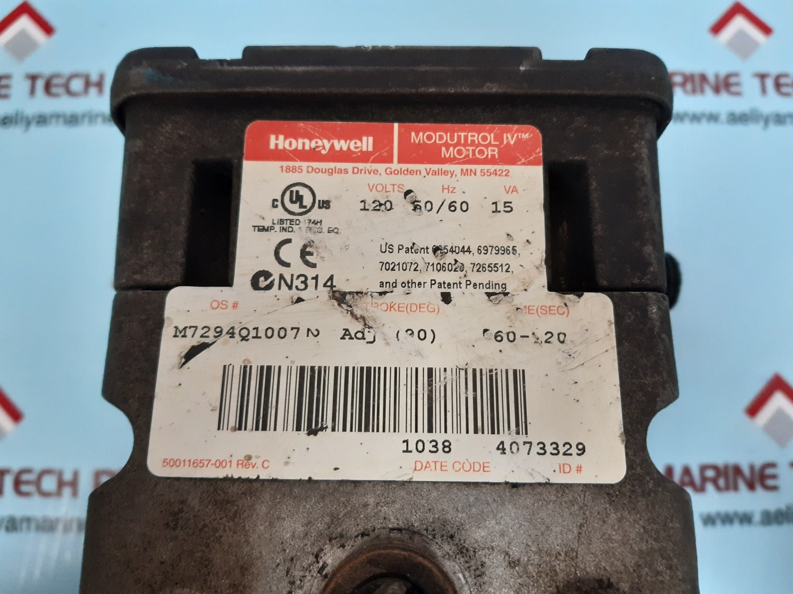 Honeywell m7294q1007 motor 50011657-001