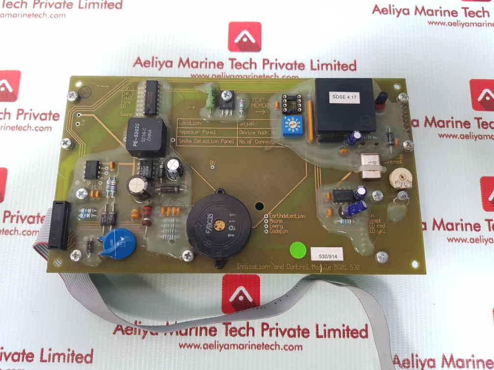 Safetec bg02 501/bg02 502 indication and control module bg01. 530 used
