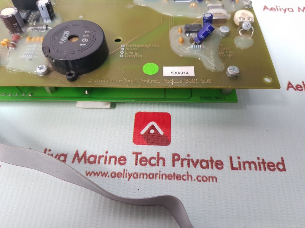 Safetec bg02 501/bg02 502 indication and control module bg01. 530 used
