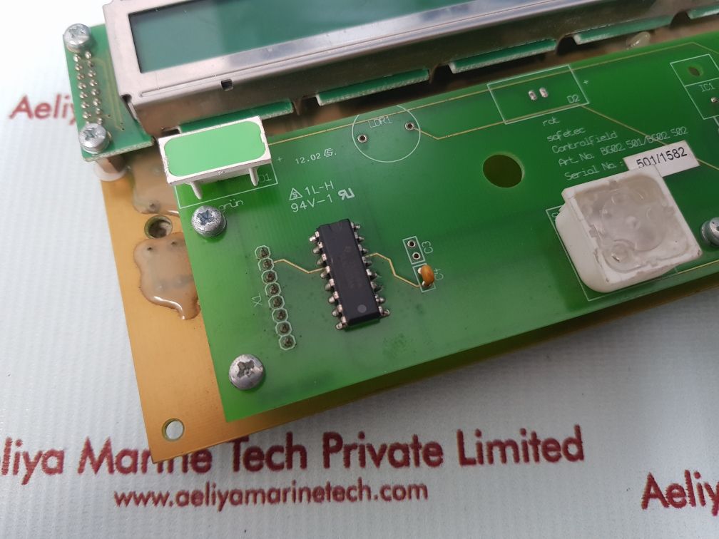 Safetec bg02 501/bg02 502 indication and control module bg01. 530 used
