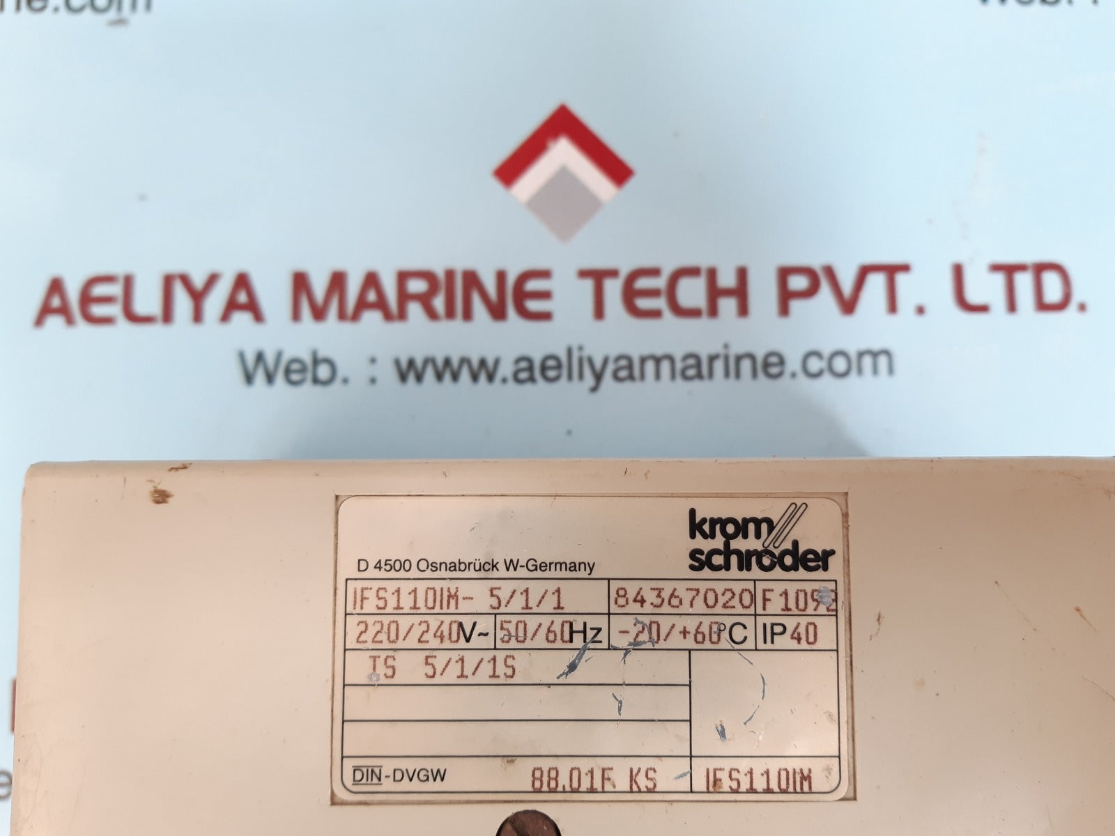 Krom ifs110im-5/1/1 gas firing machine 84367020