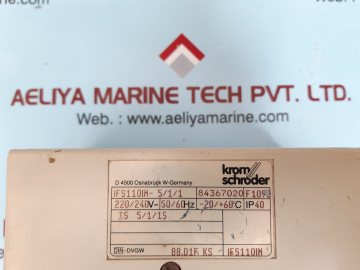 Krom ifs110im-5/1/1 gas firing machine 84367020