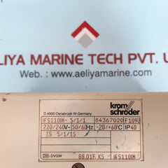 Krom ifs110im-5/1/1 gas firing machine 84367020