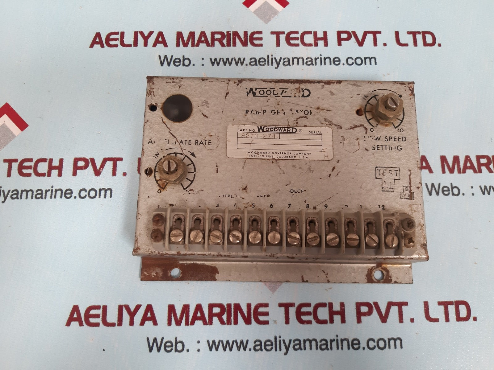 Woodward 8270-274 ramp generator – Aeliya Marine Tech